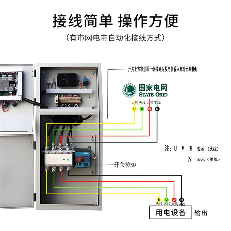 大澤動力柴油發(fā)電機(jī)ATS接線圖