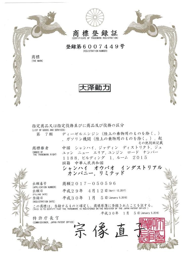 源自日本大澤動力公司簡介